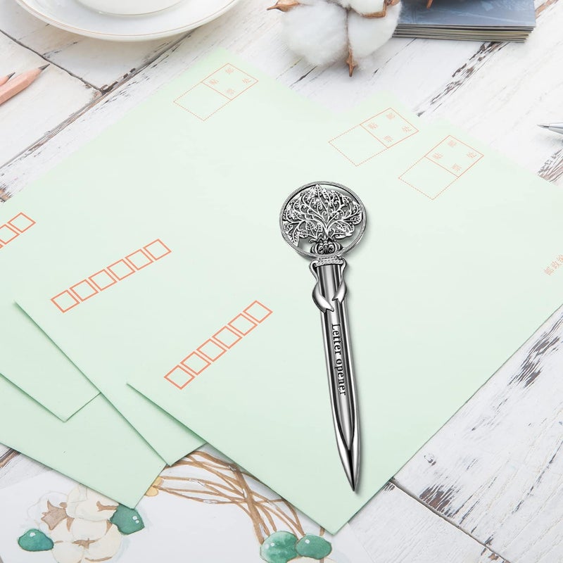 Arbootjin Letter Opener,Envelope Opener Letter Openers Envelope Slitter Mail Opener Envelopes Stationery for Package,Envelope,Paper Cut,Safe Mail Opener - Image 4